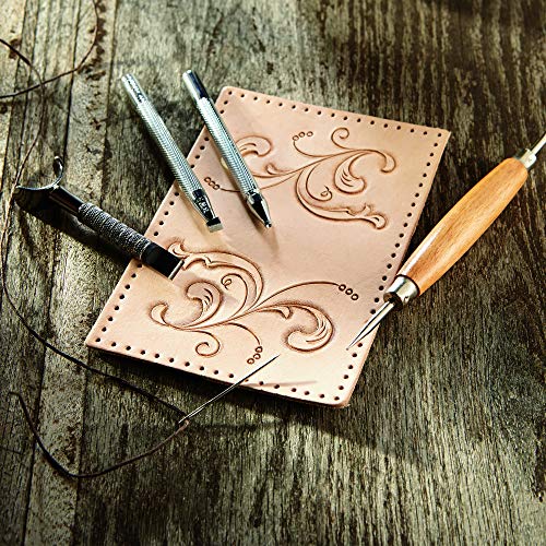 Realeather Silver Edition Card Case Wallet Leathercraft Kit - Image 2