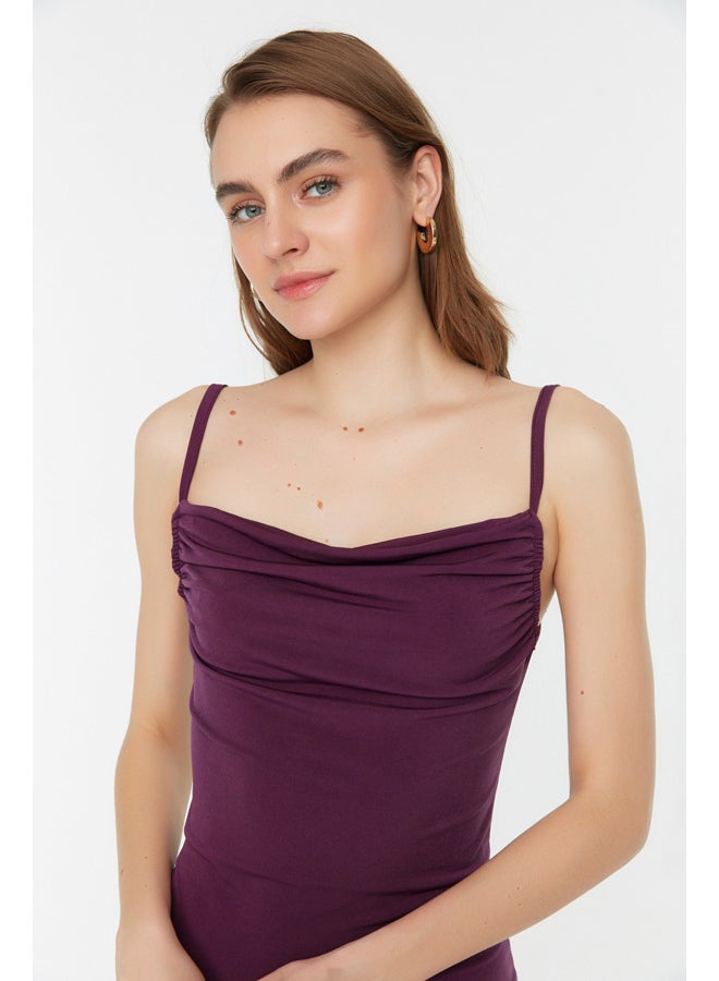 trendyol فستان امرأة أرجواني  - Image 2