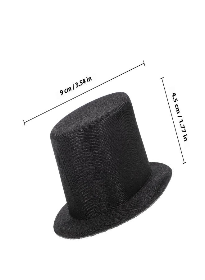 قبعات رجل الثلج السوداء الصغيرة من فيكاسكي، عبوة من قطعتين، قبعات صغيرة لمشاريع الحرف اليدوية وإكسسوارات الدمى - Image 5