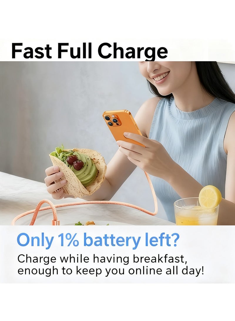 إكس ليفيل موصل USB-C، محول طاقة سريع بمنفذ USB-C مزدوج بقوة 35 واط، متوافق مع iPhone 17/17 Air/17 Pro/17 Pro Max/16/16 Pro/16 Pro Max/15/15 Pro Max/Samsung/Pad/Speaker/AirPods/iPad/Huawei/Xiaomi/Vivo/Oppo وغيرها. - Image 3