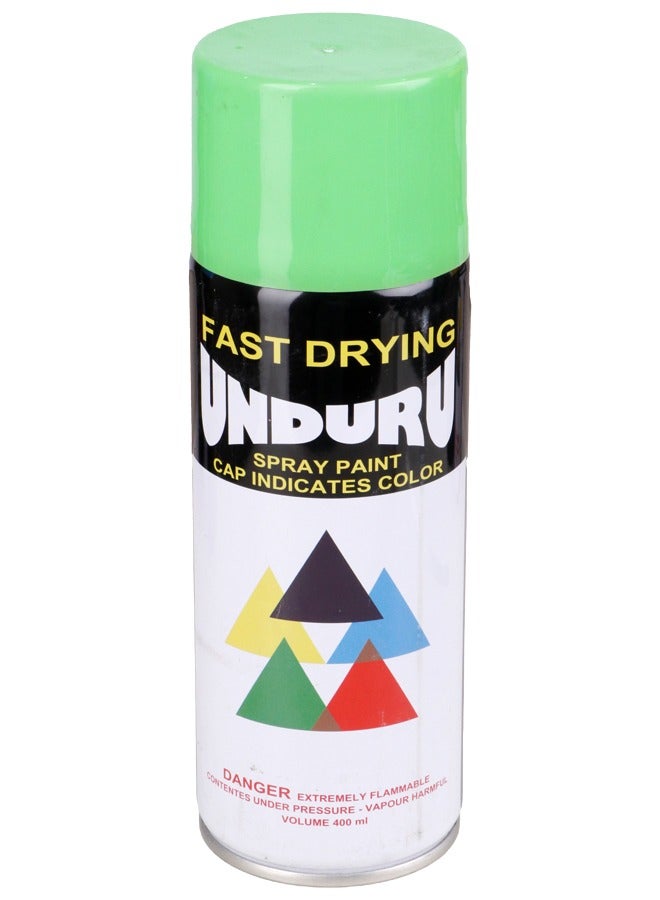 Unduru Glossy Spray Paint - Multipurpose - 400ml - Light Green Color. - Image 1