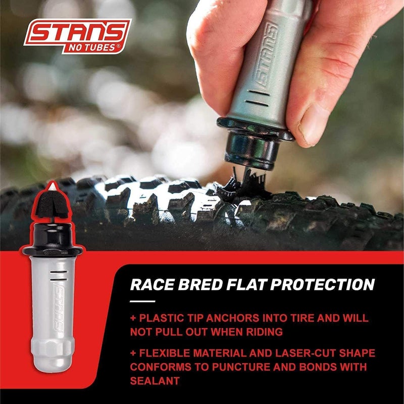 Stans no tubes Stan's Dart Tubeless Tire Repair Tool | Fast Tubeless Plugging System | Lightweight & Durable | Trail-Side Puncture Repair | MTB & Road Compatible - Image 4
