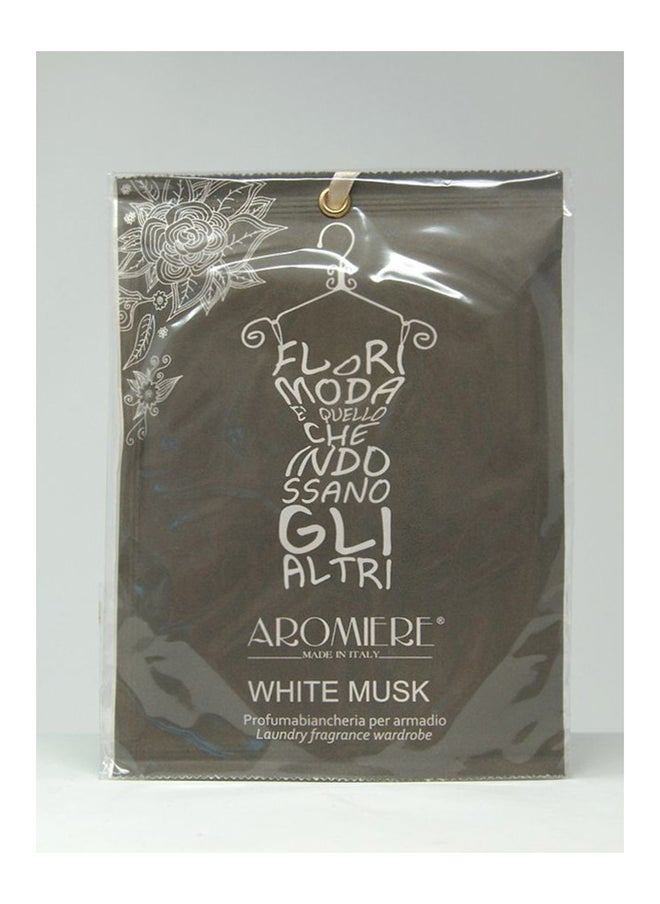 Aromiere White Musk Laundry Fragrance Wardrobe Pouch 9 g Size Made in Italy  - Image 1