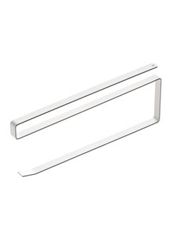 Generic Foldable Kitchen Paper Towel Rack Perforation-free Roll Paper Rack Shelf Dishcloth Stand Plastic Wrap Rag Storage Rack  - Image 1