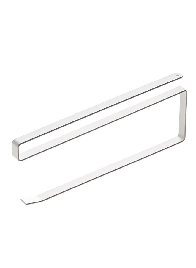 Foldable Kitchen Paper Towel Rack Perforation-free Roll Paper Rack Shelf Dishcloth Stand Plastic Wrap Rag Storage Rack  - Image 1