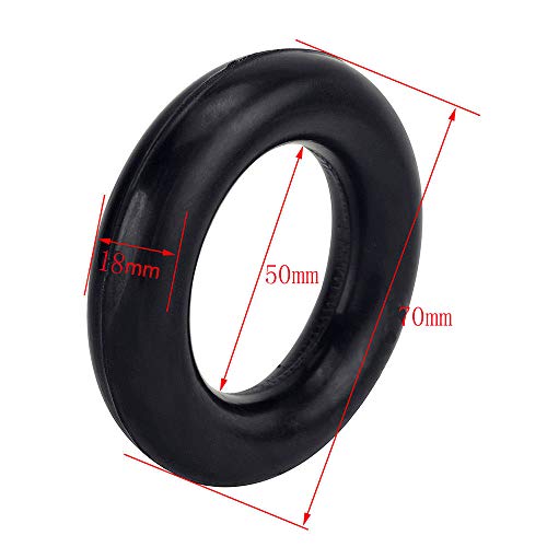 ROSY PIXEL O-Ring Car Exhaust Rubber Hanger Insulator Bracket Bushing Mount Universal 4Pcs - Image 2