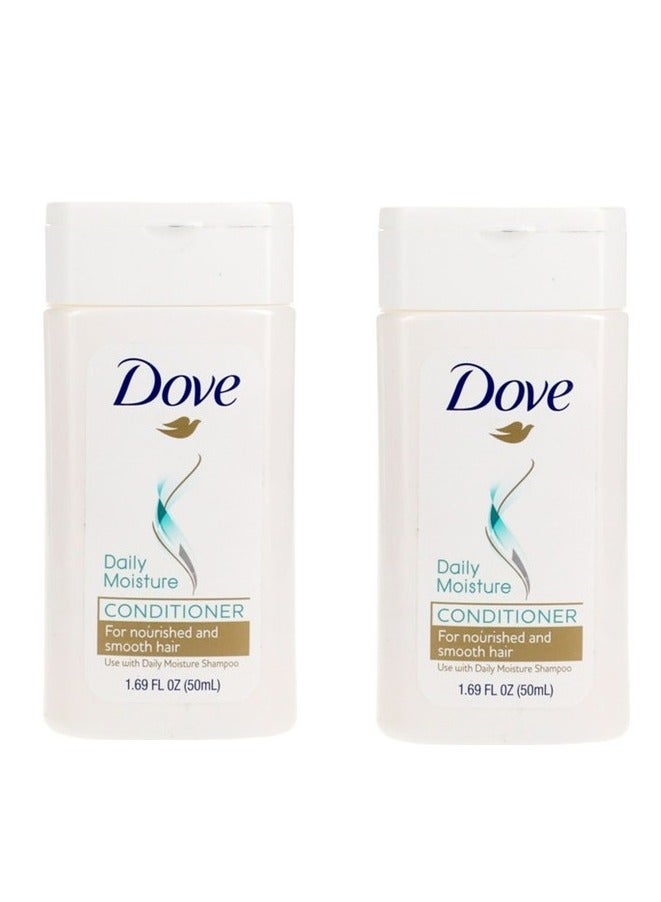 Dove 2 pieces of Daily Moisture Conditioner 50ml 