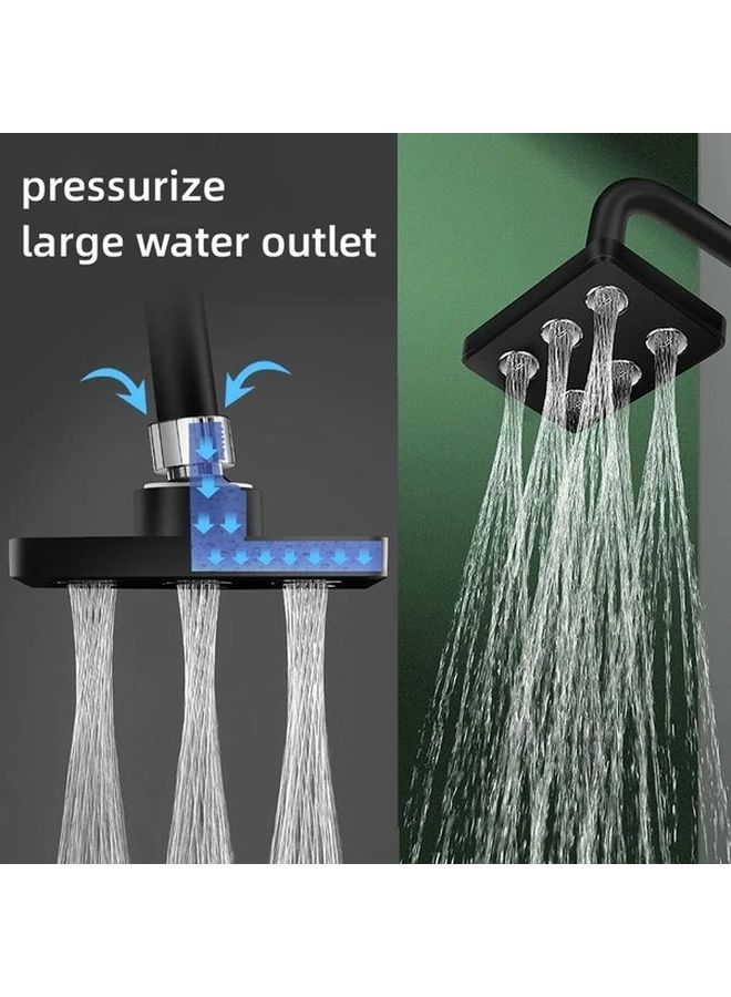 Silvery Metal Shower Head With 3 Spray Modes Quick Release Mount And 360 Degree Coverage - Image 3