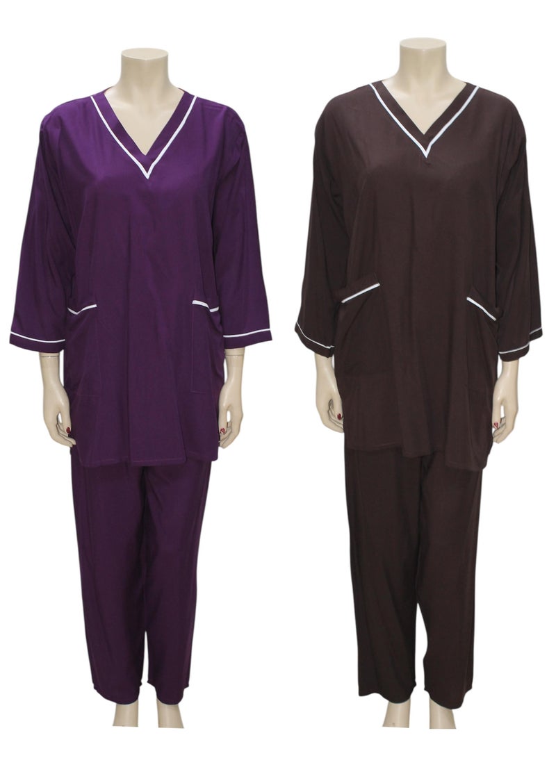 1home Professional Healthcare/Domestic Worker Scrub Set 2piece  - Image 1
