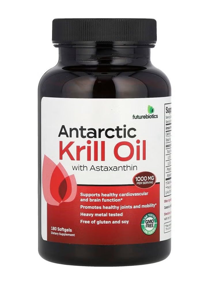 Futurebiotics, Antarctic Krill Oil with Astaxanthin, 180 Softgels