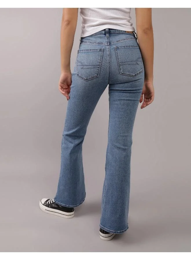 American Eagle AE Next Level Super High-Waisted Flare Jean