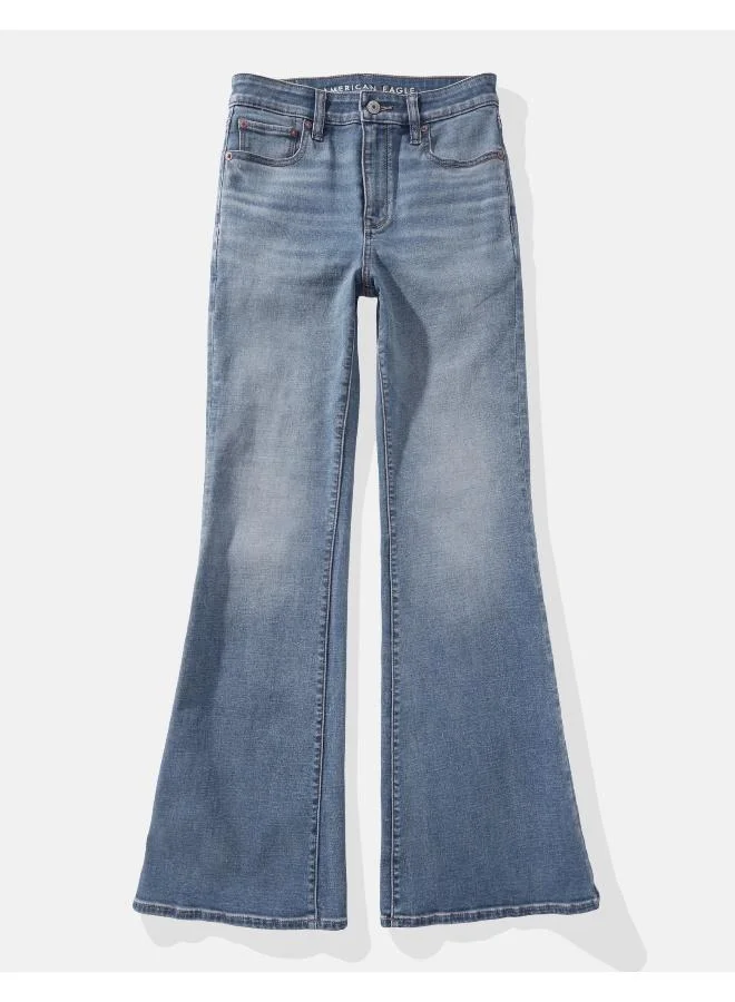 American Eagle AE Next Level Super High-Waisted Flare Jean