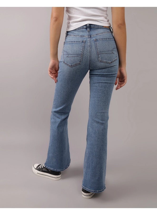 American Eagle - AE Next Level Super High-Waisted Flare Jean - Image 1
