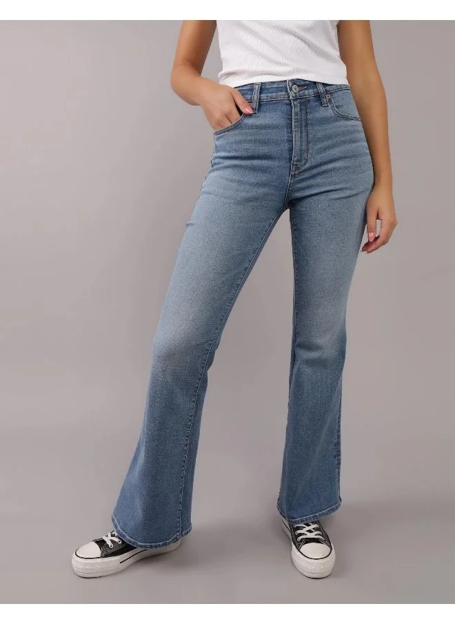 American Eagle AE Next Level Super High-Waisted Flare Jean