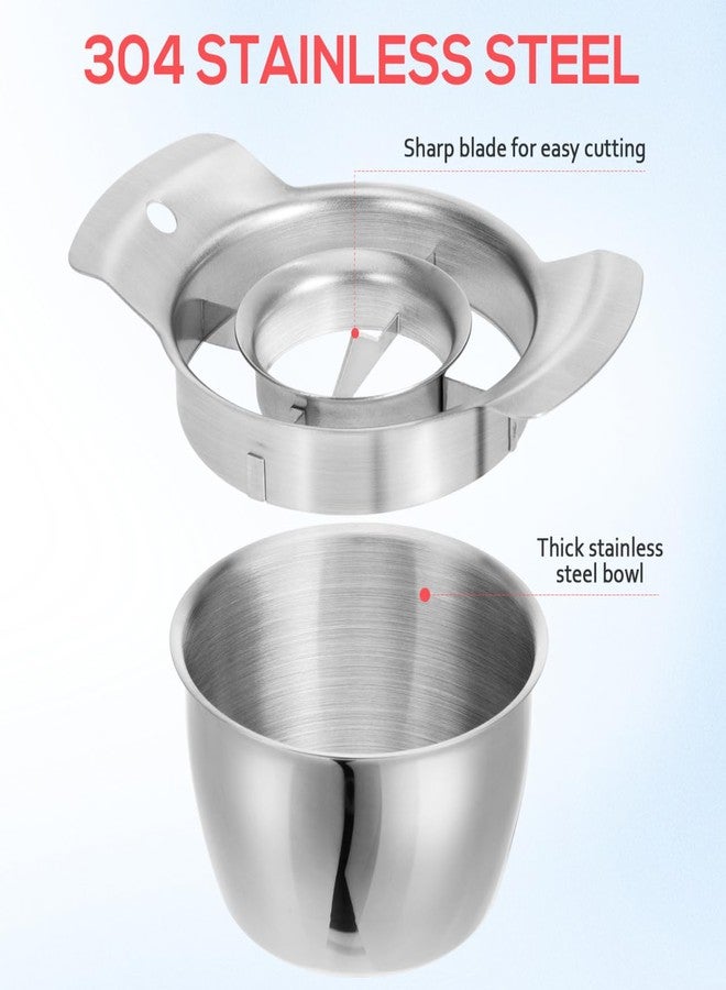 IMIKEYA Pomegranate Peeler Pomegranate Arils Removal Tool Stainless Steel Pomegranate Deseeder Peeling Tool Fruit Pomegranate Juicer with Bowl and Wooden Hammer - Image 5