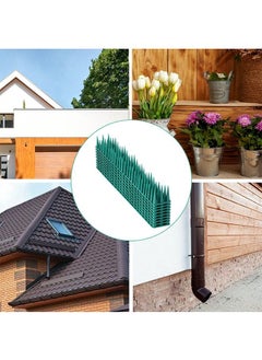 URbazaar 10 Pieces Sets Bird Spikes Upgraded Cat Repellent For Pigeon Cat And Small Animals - Protect Your Sofa Garden Outdoor Walls Anti Theft Climb Plastic Security Fence Spikes  - Image 5