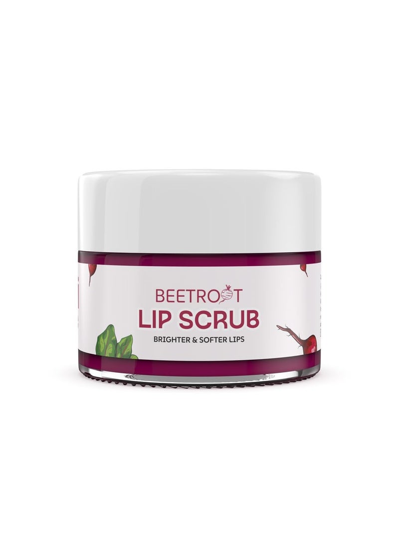 Aravi Organic Aravi Organic Beetroot Lip Scrub With Beetroots, Shea Butter & Cocoa Butter - For Dark,Chapped & Pigmented Lips - For Brightening Dark Lips - For Men and Women - 15 gm  - Image 1