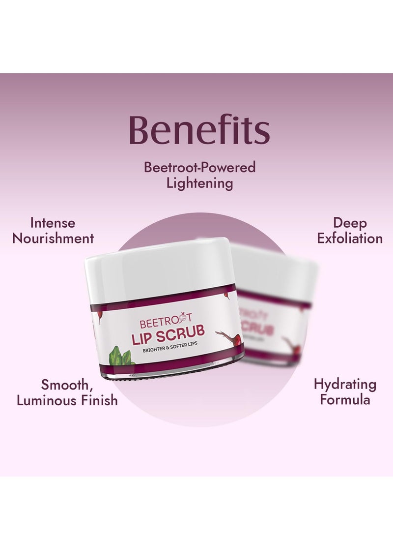 Aravi Organic Aravi Organic Beetroot Lip Scrub With Beetroots, Shea Butter & Cocoa Butter - For Dark,Chapped & Pigmented Lips - For Brightening Dark Lips - For Men and Women - 15 gm  - Image 3