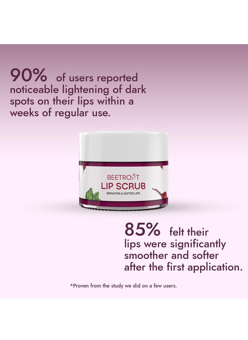 Aravi Organic Aravi Organic Beetroot Lip Scrub With Beetroots, Shea Butter & Cocoa Butter - For Dark,Chapped & Pigmented Lips - For Brightening Dark Lips - For Men and Women - 15 gm  - Image 5