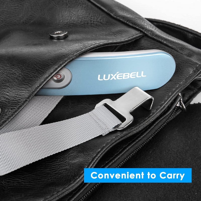 LUXEBELL Digital Luggage Scale Vacation Travel Essentials Accessories Gifts for Traveler Portable Suitcase Handheld Weight Scale 110 lbs Hanging Baggage Travel Must Haves - Image 5