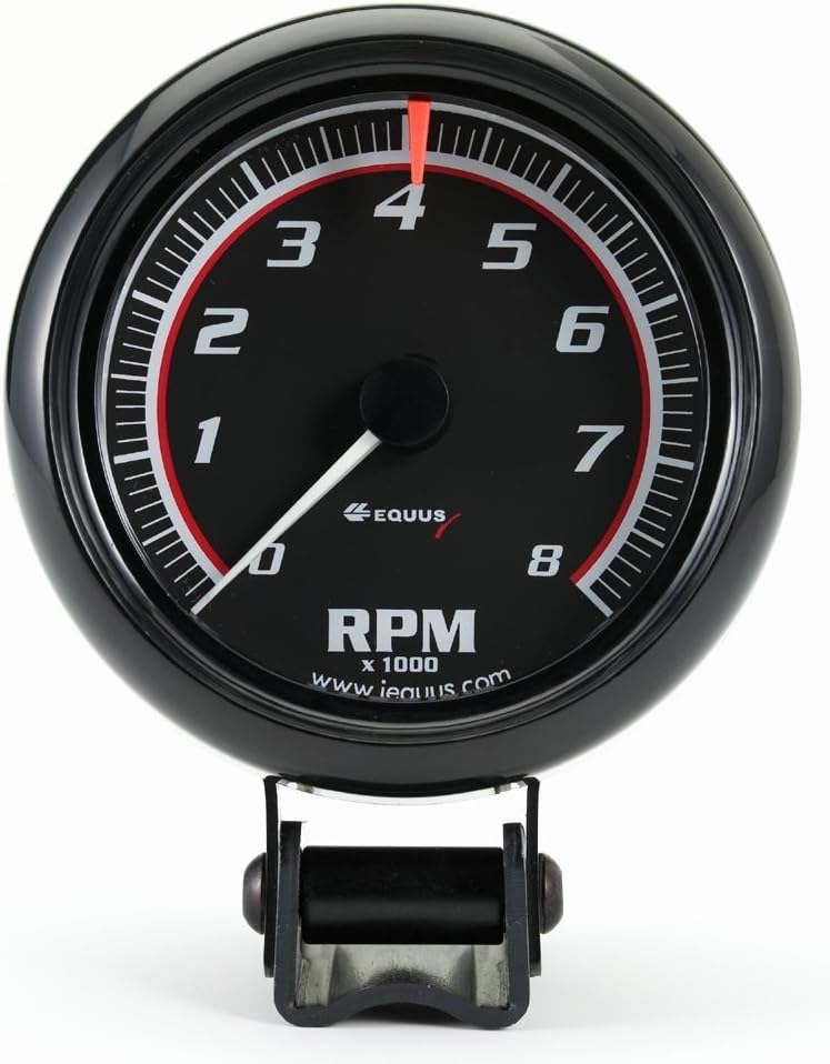 Equus 6086 2-1/2" Mini Tachometer, Black - Image 2
