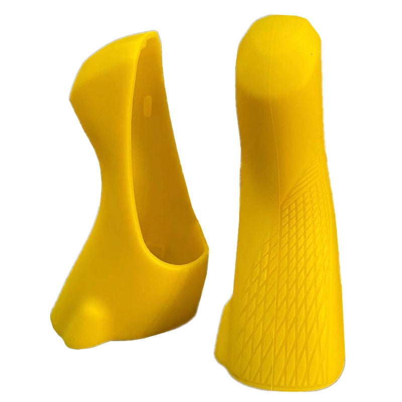 Generic Claris R2000 R3000 Silicone Cover Gear Shifter Yellow hand change set a pair of NEW applicable R2000/SORAR3000 