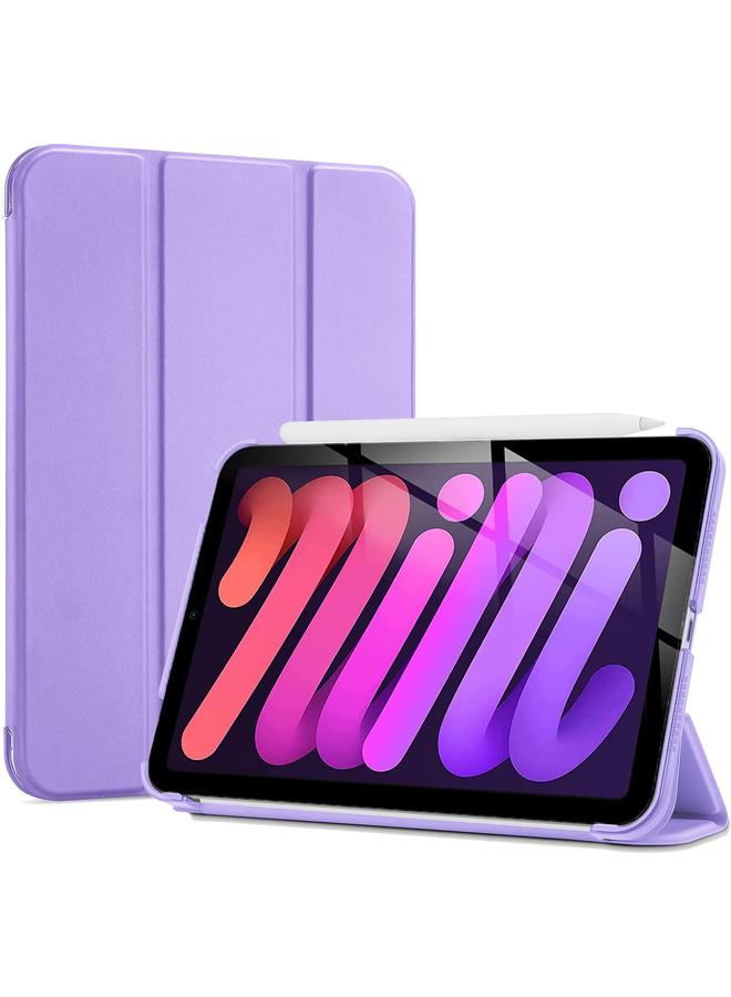Procases Smart Case For Ipad Mini 7 A17 Pro 2024 Ipad Mini 6 2021 8.3 Inch Ipad Mini 7Th 6Th Generation Case Hard Back Cover Case For Ipad Mini 8.3" 7Th Gen A2995 6Th Gen A2567 A2568 A2569 Purple - Image 1