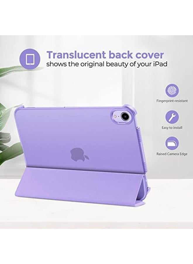 Procases Smart Case For Ipad Mini 7 A17 Pro 2024 Ipad Mini 6 2021 8.3 Inch Ipad Mini 7Th 6Th Generation Case Hard Back Cover Case For Ipad Mini 8.3" 7Th Gen A2995 6Th Gen A2567 A2568 A2569 Purple - Image 3