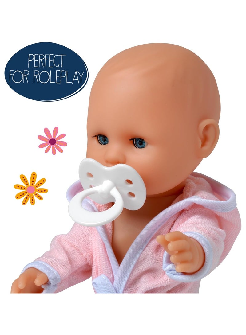 دولز وورلد دمية بيبي دريبلز 12 إنش - دمية طفل واقعية ذات جسم ناعم لشريحة الأطفال من 18 شهرًا فما فوق من بيتركين - Image 3