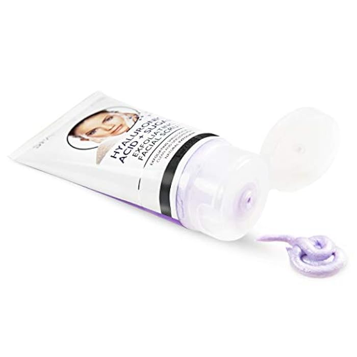 spascriptions Face Exfoliating Scrub Hyaluronic Acid & Sugar Face Wash - 5 Oz - Image 3