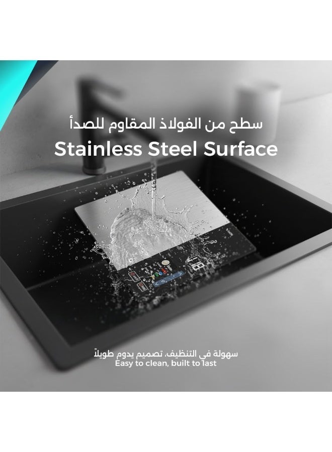 BlueFire Smart Food Scale 5kg with App & LED Display, Digital Kitchen Scale for Calorie Tracking & Nutrition Analysis, Precise Weight 2g–5000g, 1g Accuracy, Fitdays+ App Compatible, Stainless Steel Smart Kitchen Scale, Multi-Unit g ml lb oz, LED Screen, Meal Prep, Diet & Fitness Food Weighing Scale - Image 5