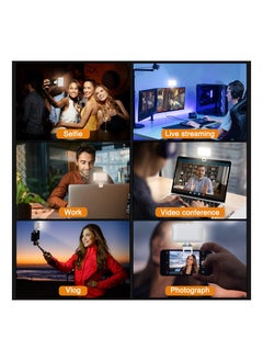 KASTWAVE Video Conference Lighting Panel, Ring Light for Monitor Clip On, Zoom Call Lighting, Self Broadcasting and Live Streaming Rechargeable for Computer Laptop, Photography, Vlogging  - Image 5