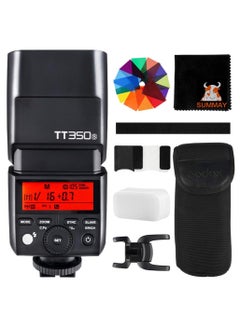 Godox TT350S Flash Speedlite for Sony Camera, 2.4G Wireless GN36 1/8000s HSS TTL Camera Flash Compatible for Sony Camera A7 A7R A7S A7-II A7-III A7R-II A7R-III A7S-II A6300 A6000 etc  - Image 1