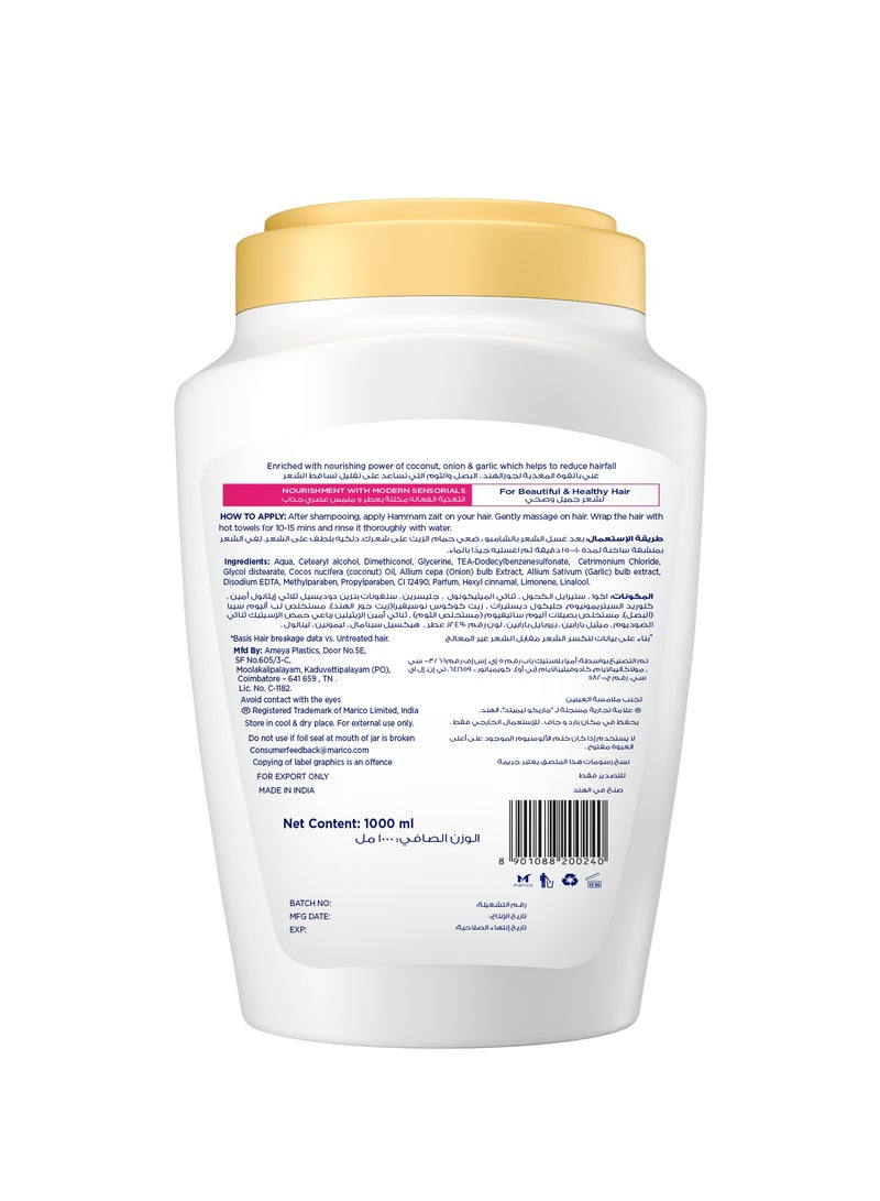 Parachute Gold Hot Oil Hair Mask Hammam Zaith For Hair Fall Treatment - Image 2