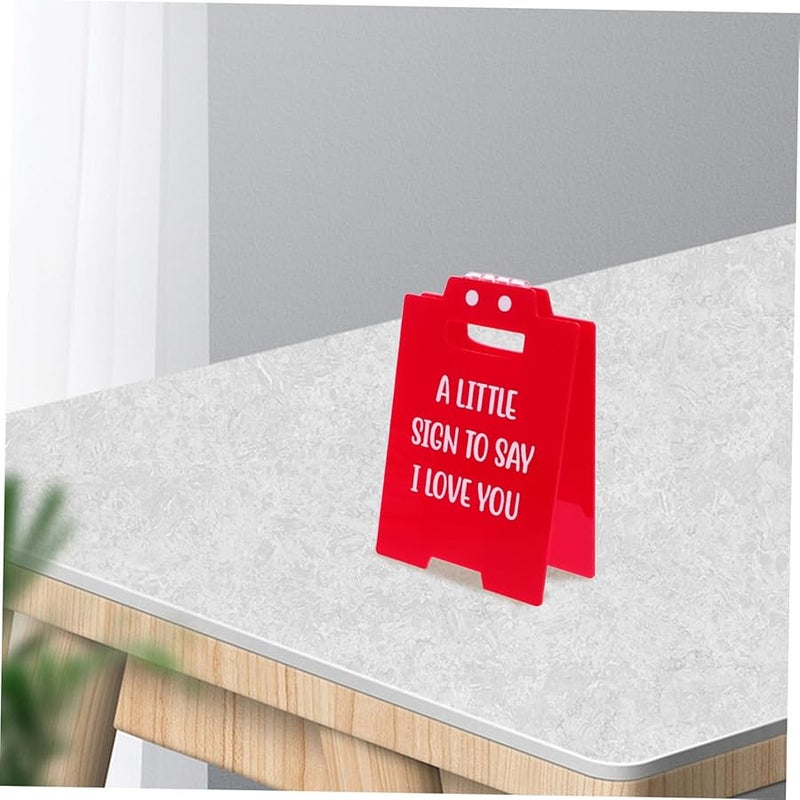 Romantic Acrylic Desk Sign Ornament Unique Wedding Gift For Husband Wife Home Office - Image 5