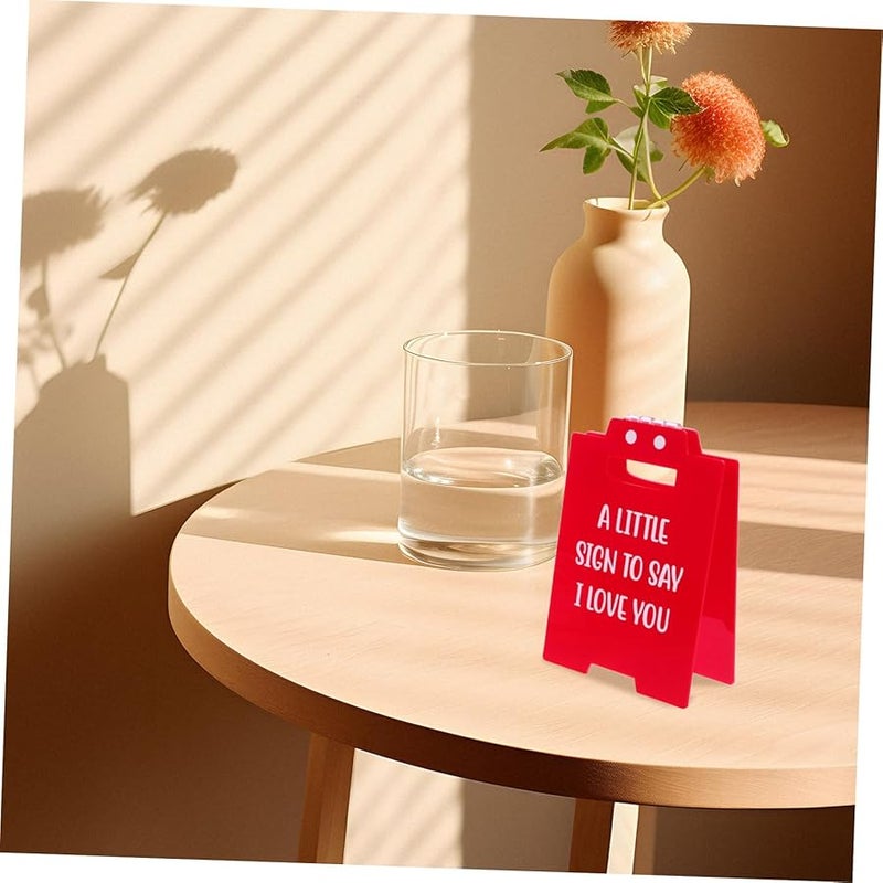 Romantic Acrylic Desk Sign Ornament Unique Wedding Gift For Husband Wife Home Office - Image 4