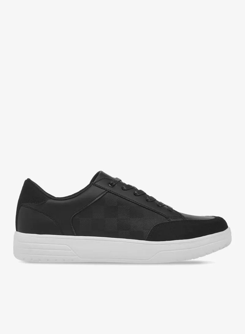 LBL by Shoexpress Men Panelled Lace-Up Sneakers