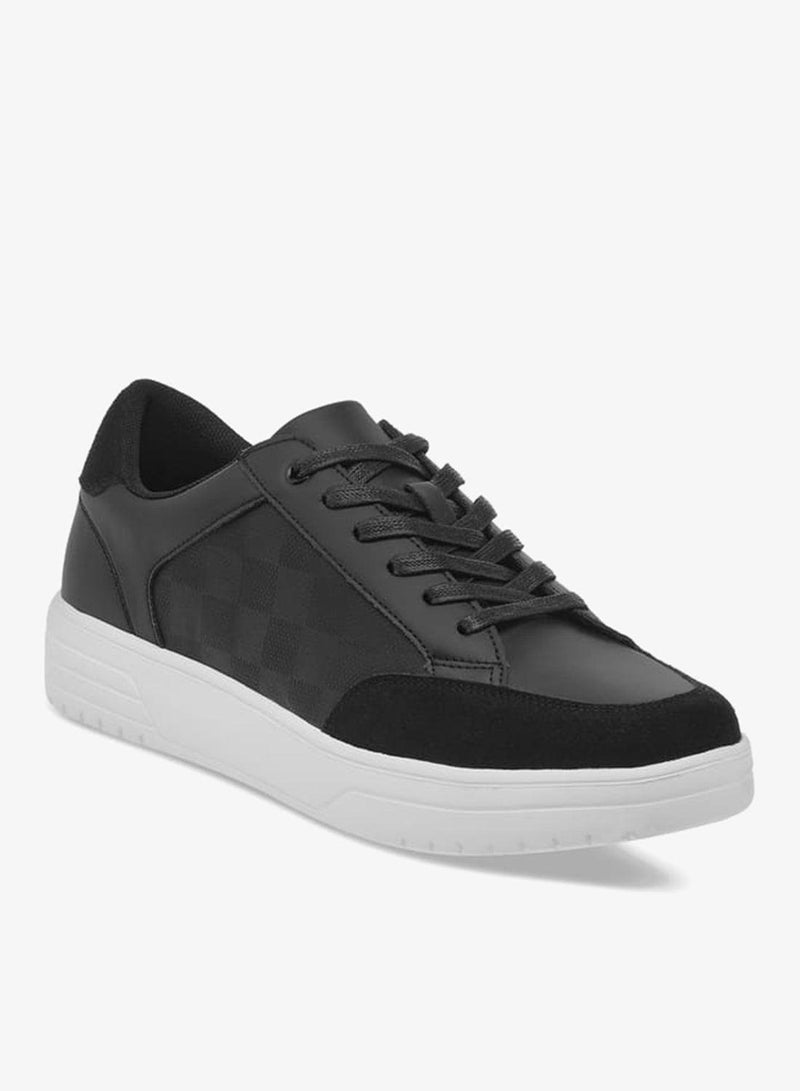 LBL by Shoexpress Men Panelled Lace-Up Sneakers - Image 1