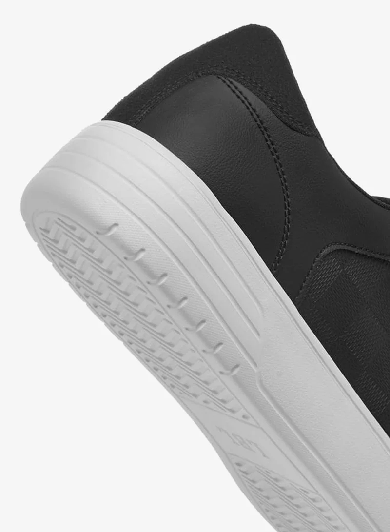 LBL by Shoexpress BLACK Men Panelled Lace-Up Sneakers for Men | Best Price UAE