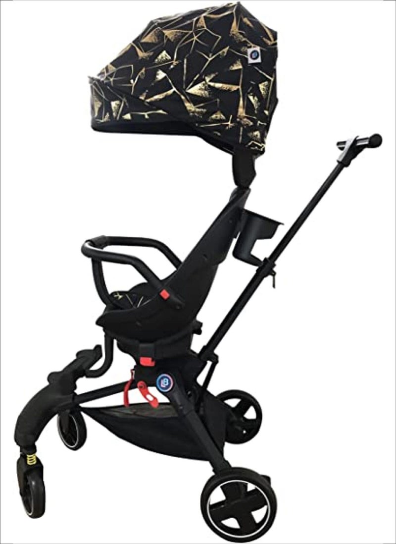 Lovely Baby Stroller LB 919 Black - Image 2