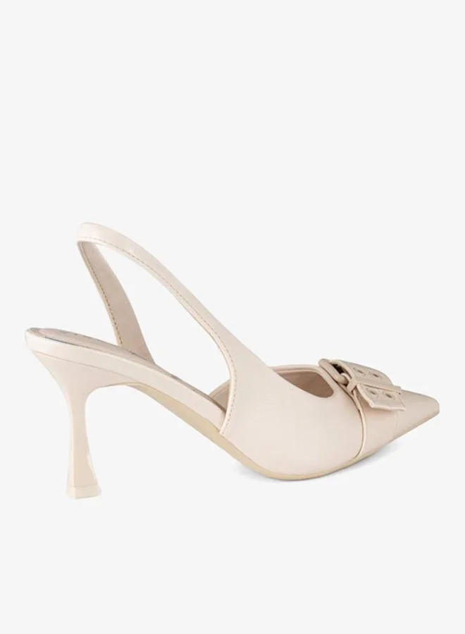 Vincci Women Pointed Toe Ankle Strap High Heel Sandals