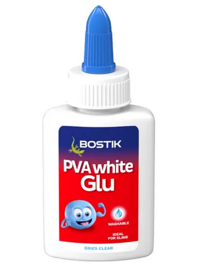 Bostik PVA Glue Multi-Purpose Solvent Free Glue Dries Clear UKCA & CE Approved Ideal for Arts Crafts  School & DIY Projects 118 ML - Image 1