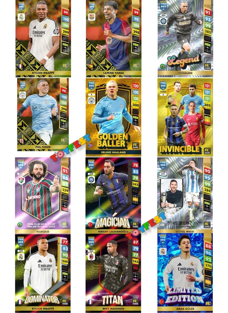 Panini Adrenalyn Fifa 365 - 2025 Official Trading Card Football Cards - 20 Packs (120 Cards) - pzsku/Z1D03229D5F721F52EF5BZ/45/_/1737454750/c56610a6-57b8-4967-a213-4491df1b4db4