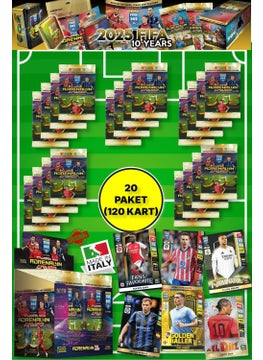 Toyfest Panini Adrenalyn Fifa 365 - 2025 Official Trading Card Football Cards - 20 Packs (120 Cards)  - Image 2