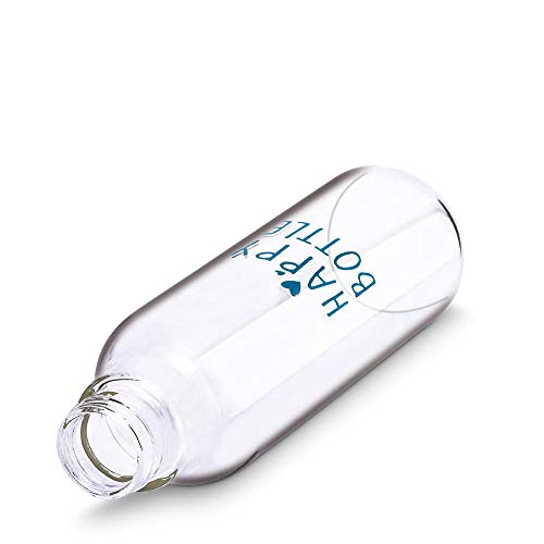 Freelance Happy Bottle Glass Water Bottle, 900 ml Blue - Borosilicate Glass Bottle for Fridge - BPA-Free, Leak-Proof Lid for Office, Gym, Outdoors - Eco-Friendly, Reusable Water Bottle Glass - Image 3