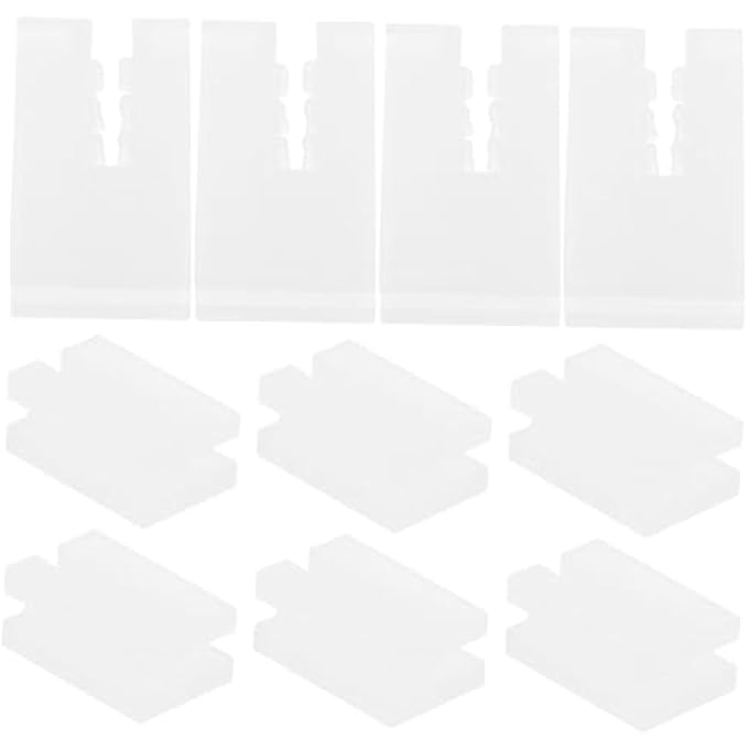 10PCS RADIATOR ANTI VIBRATION INSERTS - DURABLE PLASTIC CLIPS FOR RADIATOR BRACKETS - EFFECTIVE NOISE REDUCTION AND PROTECTION FOR RADIATOR COMPONENTS WHITE - Image 2