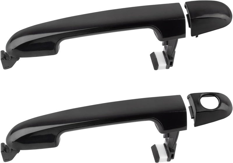 YMAUGP Front/Rear + Left/Right Outer Exterior Door Handle with Keyhole Exterior Door Handle Without Keyholes for Hyundai Elantra 2006 2007 2008 2009 2010 2011 2012 82651-2H000 82652-2H000 82652-2H020 - Image 4