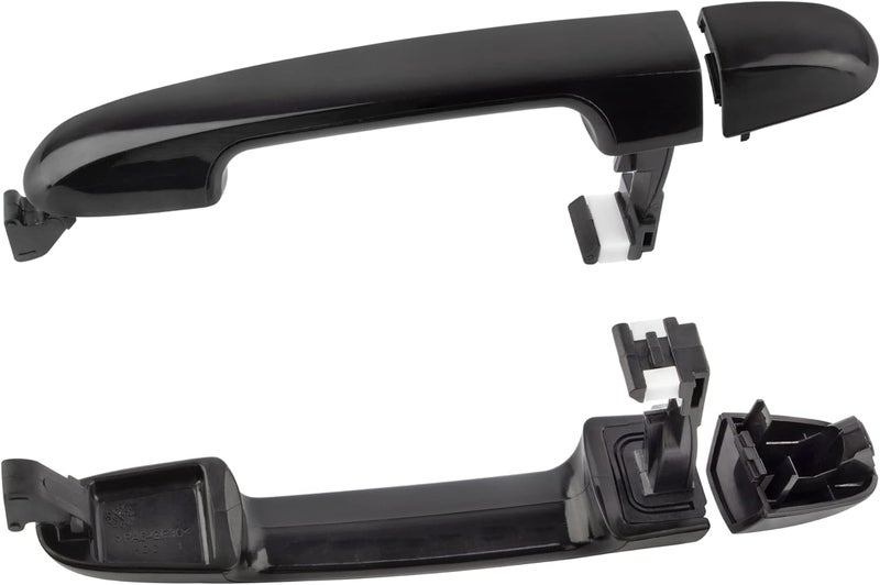 YMAUGP Front/Rear + Left/Right Outer Exterior Door Handle with Keyhole Exterior Door Handle Without Keyholes for Hyundai Elantra 2006 2007 2008 2009 2010 2011 2012 82651-2H000 82652-2H000 82652-2H020 - Image 5