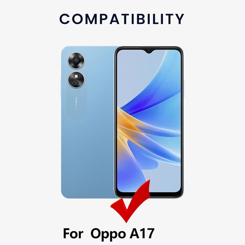 UltiUnison متوافق مع غط��ء حافظة هاتف Oppo A17 لـ Oppo A17، 6.56 بوصة وردي - Image 2