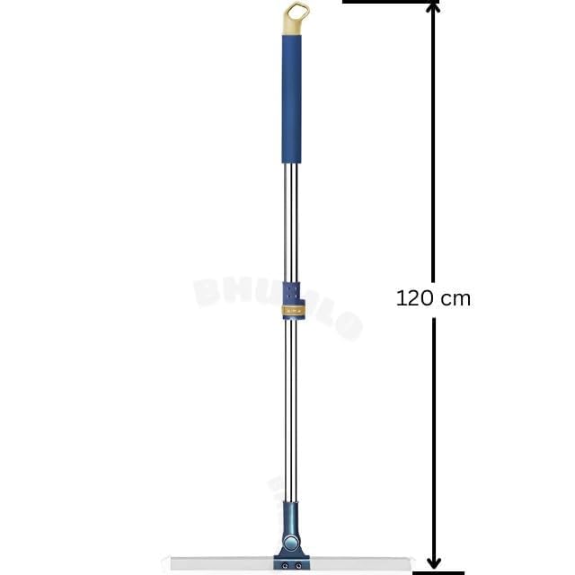 Qushi Heavy Duty 50 Inch Magic Broom Silicon Floor Wiper 180 Degree Rotating Squeegee Broom for Cleaning Silicon Rubber Floor Scrubber for Home Garage Bathroom Tile Marble Glass Window Cleaning - Image 2